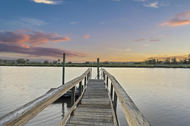 4940 Lambs Rd, North Charleston, SC 29418 - dock featuring a water view