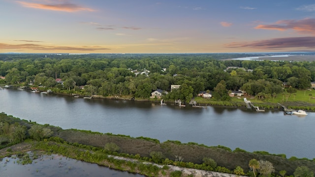 4940 Lambs Rd, North Charleston, SC 29418 - bird's eye view of a large body of water and a forest