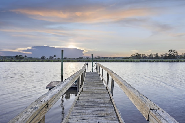 4940 Lambs Rd, North Charleston, SC 29418 - dock featuring a water view