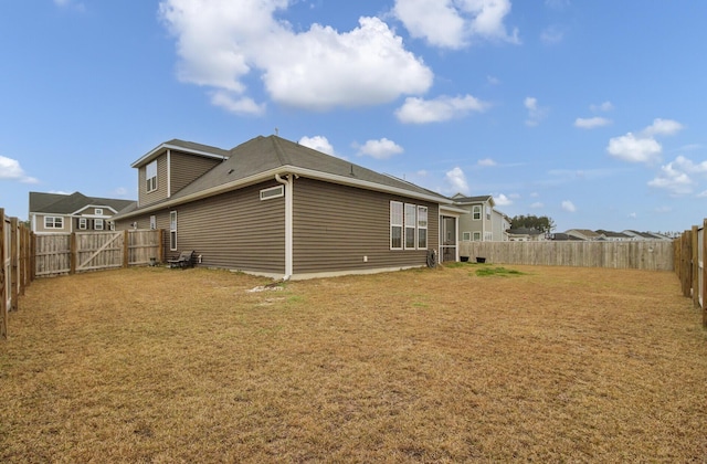 exterior space featuring a yard