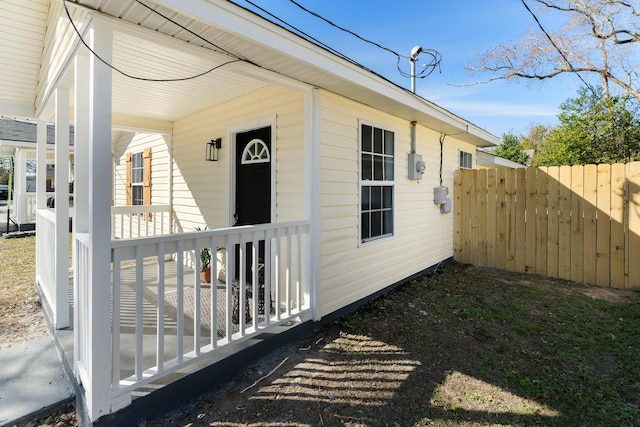 view of home's exterior