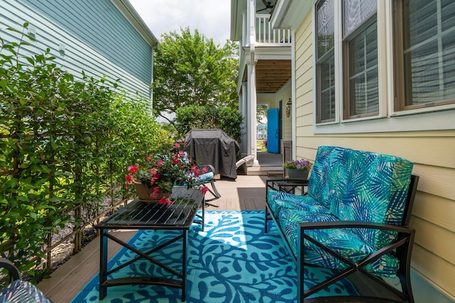 907 High Nest Ln, Charleston, SC 29412 - view of patio featuring a grill