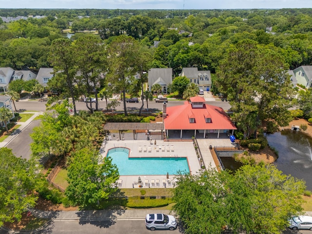 907 High Nest Ln, Charleston, SC 29412 - drone / aerial view of a pool area