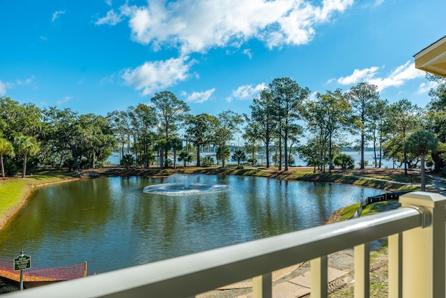 property view of water