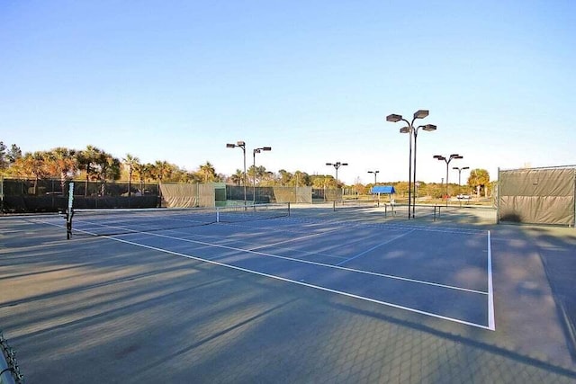 view of sport court