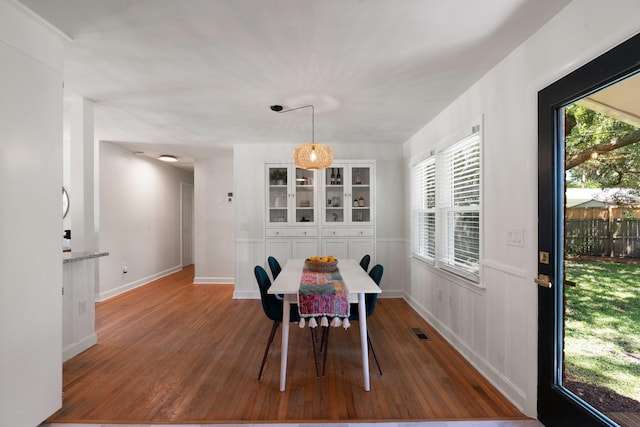 1417 Downing St, Charleston, SC 29407 - dining room with wood finished floors and plenty of natural light