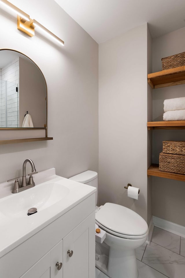 1417 Downing St, Charleston, SC 29407 - bathroom with marble finish flooring and vanity