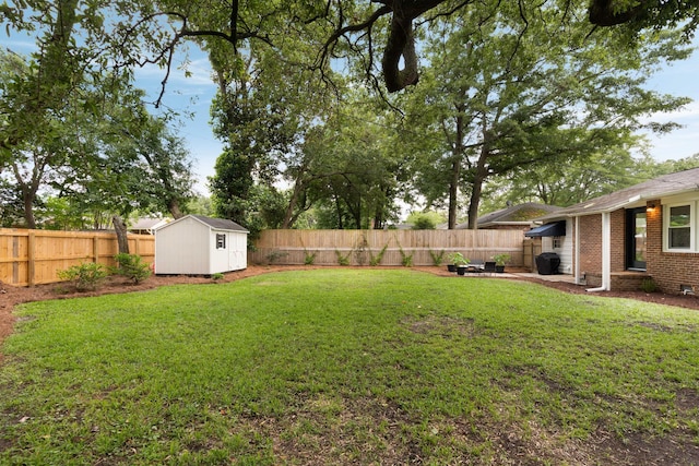 1417 Downing St, Charleston, SC 29407 - fenced backyard with a shed