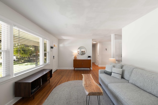 1417 Downing St, Charleston, SC 29407 - living room featuring wood finished floors and baseboards