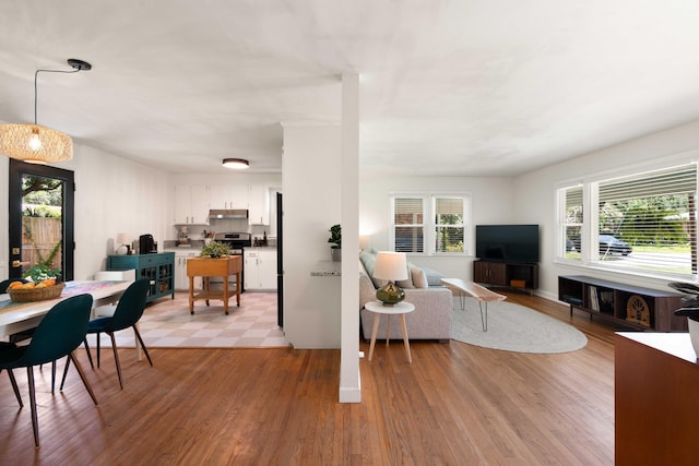1417 Downing St, Charleston, SC 29407 - living room with light wood-style flooring