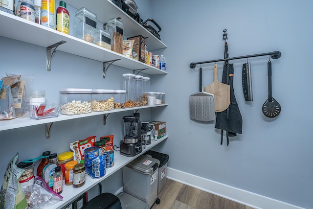 view of pantry