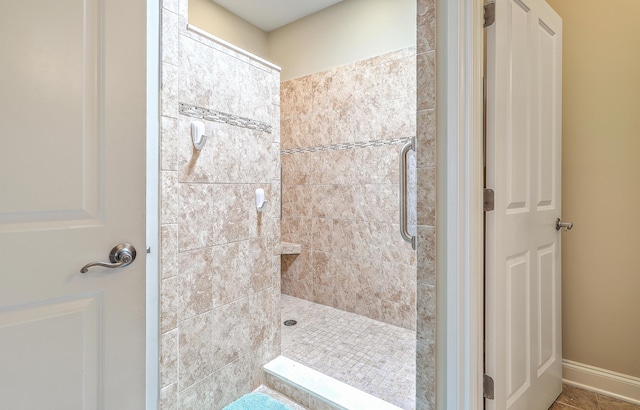 269 Village Stone Cir, Summerville, SC 29483 - full bathroom featuring a tile shower and baseboards