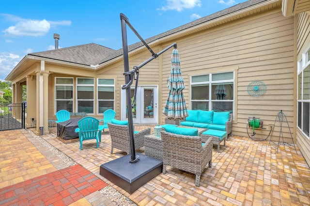 269 Village Stone Cir, Summerville, SC 29483 - view of patio / terrace featuring an outdoor hangout area