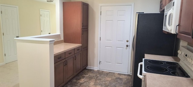 kitchen with white appliances