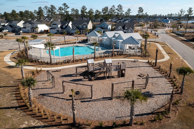 view of pool