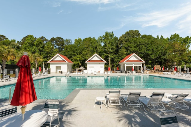 1971 N Smokerise Way, Mount Pleasant, SC 29466 - pool featuring fence and a patio