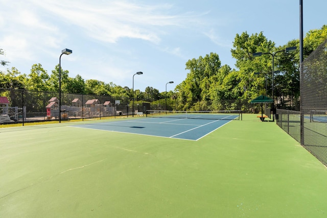 1971 N Smokerise Way, Mount Pleasant, SC 29466 - view of tennis court with community basketball court and fence
