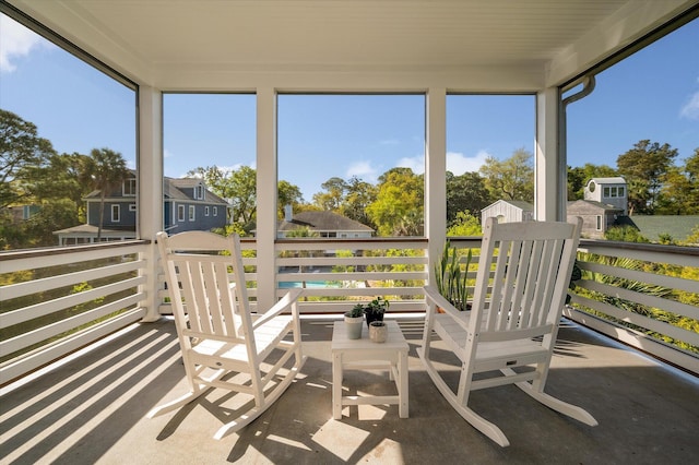 409 W Indian Ave, Folly Beach, SC 29439 - sunroom featuring a healthy amount of sunlight