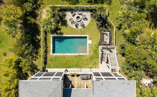 409 W Indian Ave, Folly Beach, SC 29439 - birds eye view of property