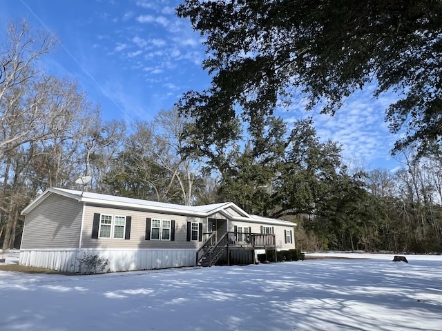 view of manufactured / mobile home