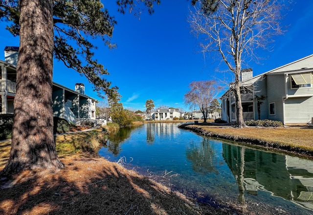 water view with a residential view