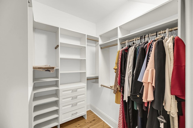 701 Hibbens Grant Blvd, Mount Pleasant, SC 29464 - spacious closet with light wood-style flooring