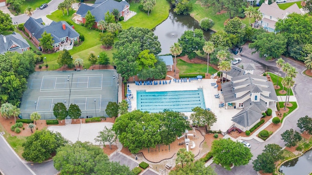 701 Hibbens Grant Blvd, Mount Pleasant, SC 29464 - aerial view of residential area featuring a large body of water