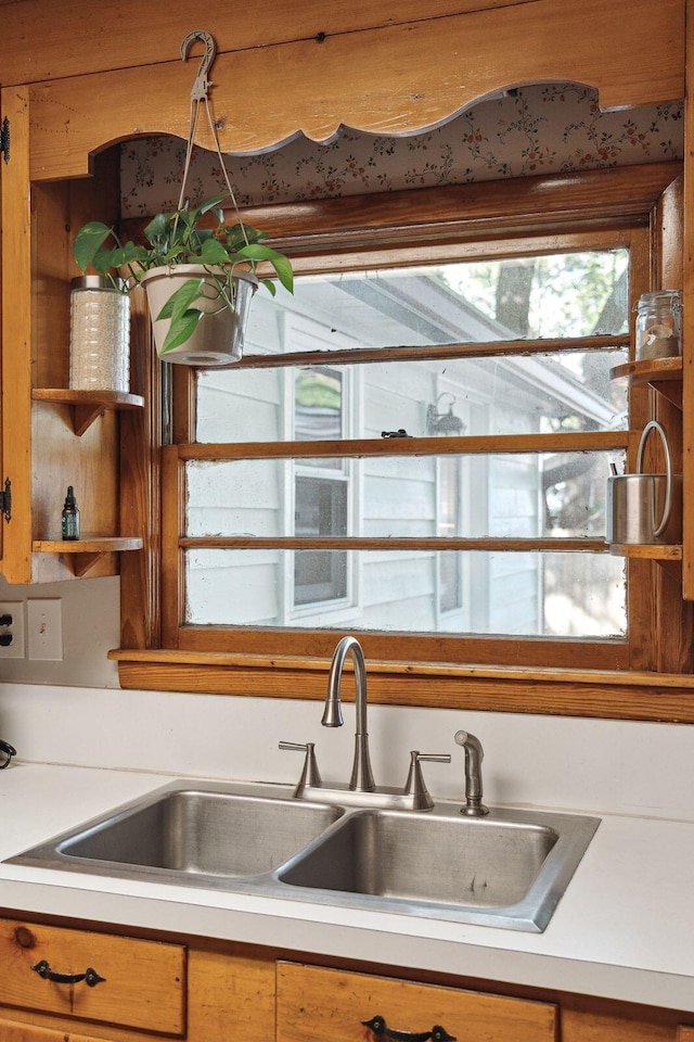 kitchen featuring sink