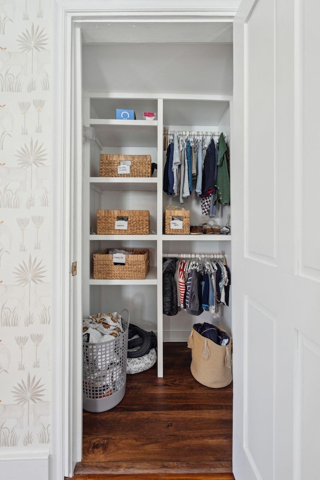 view of closet