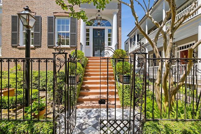 view of entrance to property