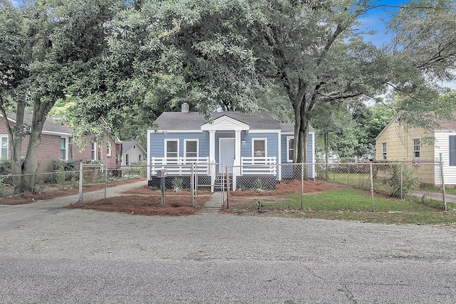 view of front of home