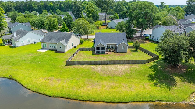 5128 Thornton Dr, Summerville, SC 29485 - aerial perspective of suburban area featuring a large body of water