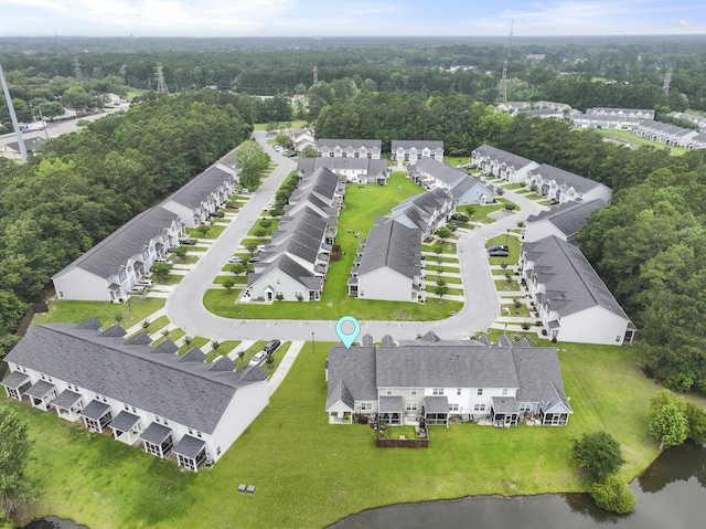 192 Buchanan Cir, Goose Creek, SC 29445 - aerial view of residential area featuring a large body of water
