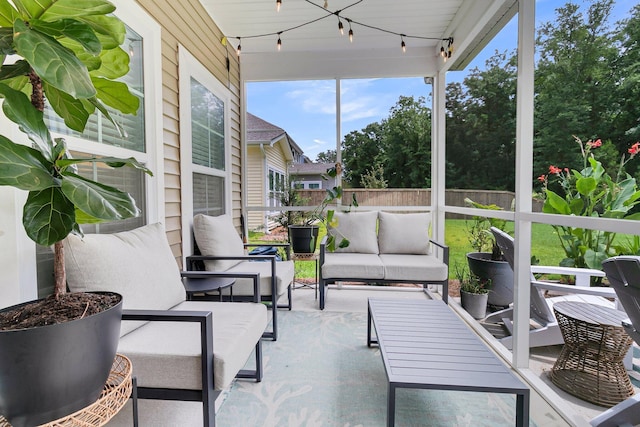 3789 Tupelo Branch Row, Mount Pleasant, SC 29429 - sunroom / solarium with an outdoor hangout area