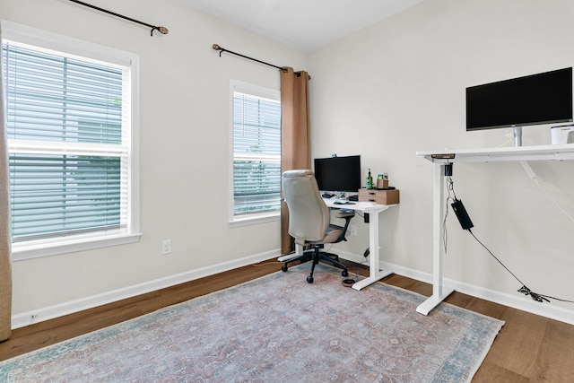 3789 Tupelo Branch Row, Mount Pleasant, SC 29429 - home office featuring wood finished floors