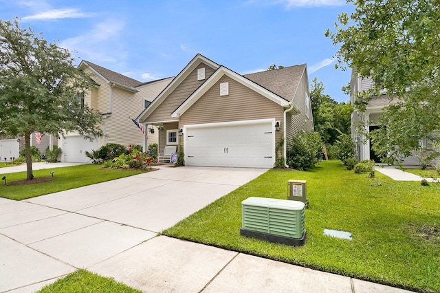 3789 Tupelo Branch Row, Mount Pleasant, SC 29429 - view of front of property featuring driveway, a front yard, and a garage