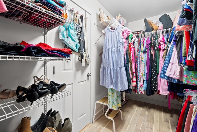 3203 Moonlight Dr, Charleston, SC 29414 - walk in closet with wood finished floors