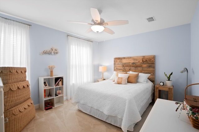 3203 Moonlight Dr, Charleston, SC 29414 - bedroom featuring carpet flooring and a ceiling fan