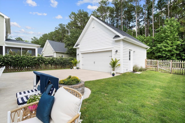 3203 Moonlight Dr, Charleston, SC 29414 - view of yard featuring an outbuilding and a detached garage