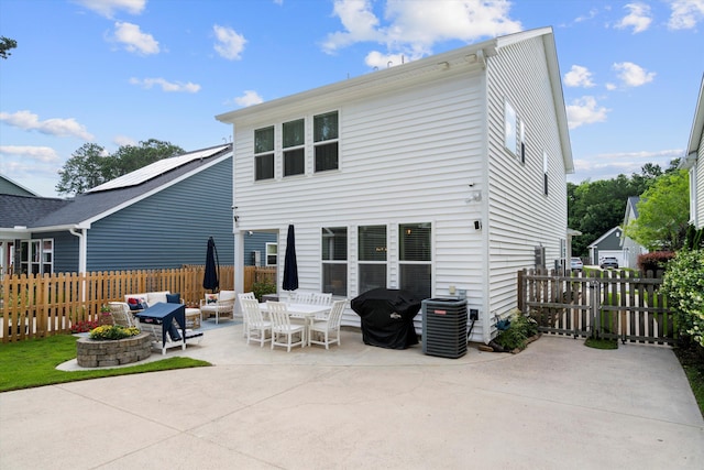3203 Moonlight Dr, Charleston, SC 29414 - back of house with a patio and central AC unit