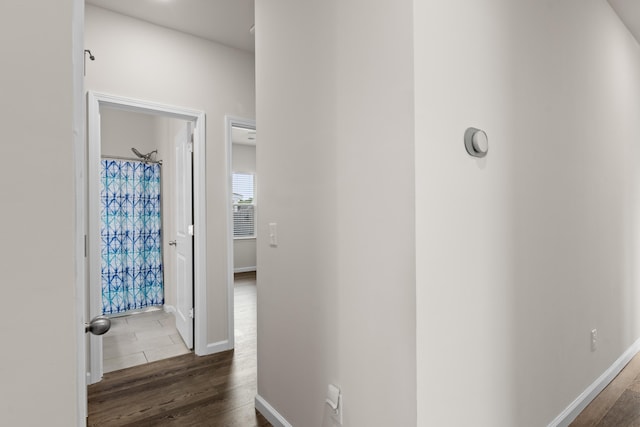 215 Cypress Plantation Rd, Moncks Corner, SC 29461 - hallway with wood finished floors and baseboards