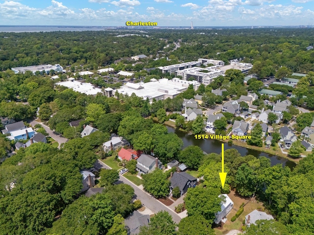 1514 Village Sq, Mount Pleasant, SC 29464 - bird's eye view of a large body of water