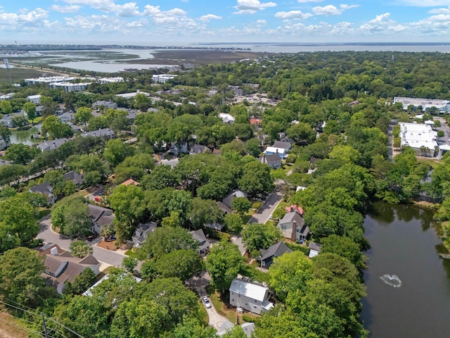 1514 Village Sq, Mount Pleasant, SC 29464 - aerial perspective of suburban area with a large body of water