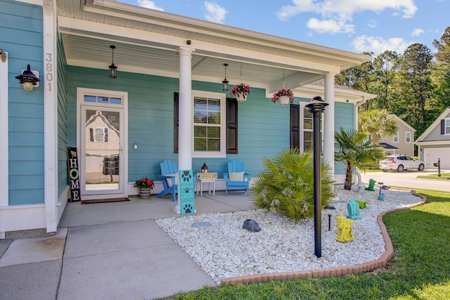 3801 Canary Ct, North Charleston, SC 29420 - entrance to property featuring a porch