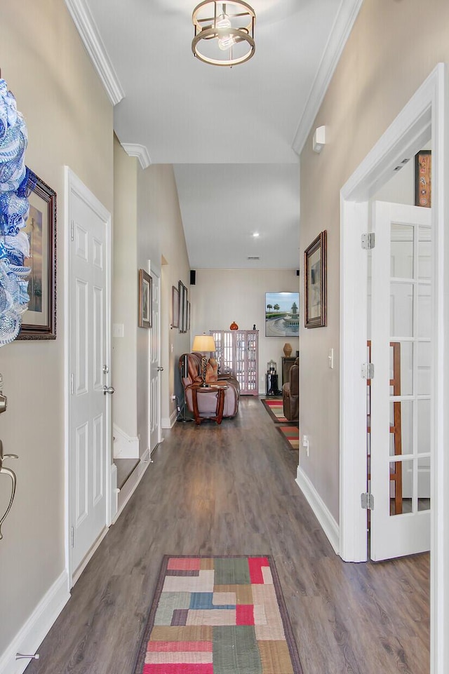 3801 Canary Ct, North Charleston, SC 29420 - corridor featuring wood finished floors and baseboards