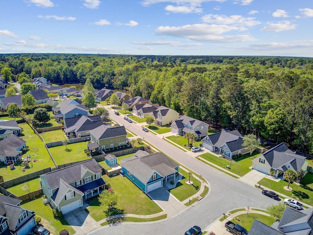 3801 Canary Ct, North Charleston, SC 29420 - aerial perspective of suburban area featuring a heavily wooded area