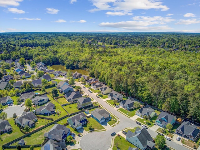 3801 Canary Ct, North Charleston, SC 29420 - aerial overview of property's location with a heavily wooded area and nearby suburban area