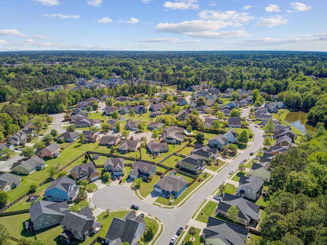 3801 Canary Ct, North Charleston, SC 29420 - aerial perspective of suburban area with a forest
