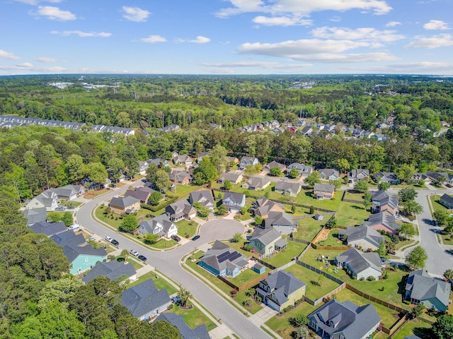3801 Canary Ct, North Charleston, SC 29420 - aerial view of residential area with a forest