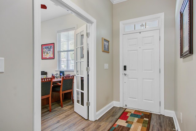 3801 Canary Ct, North Charleston, SC 29420 - foyer featuring wood finished floors and baseboards